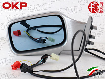 Außenspiegel elektrisch rechts silbergrau Alfa 164