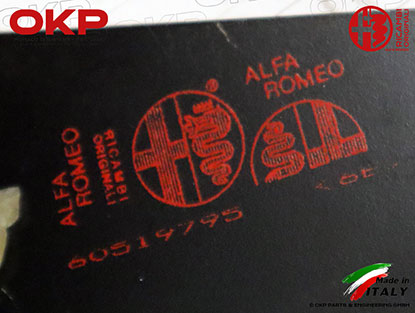 Satz Luftleitbleche seitlich Spider 1983 - 89 original NOS