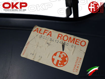 Traverse Windlaufblech komplett Spider 1970 - 93 original