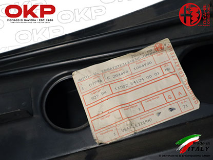 Traverse Windlaufblech komplett Spider 1970 - 93 original