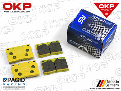Brake pads front Pagid Racing RS29 101 / 106 / Dino