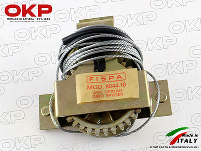 Fensterkurbelapparat rechts Fispa Fiat Dino Spider NOS