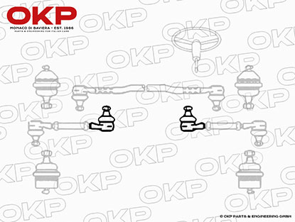 Spurstangengelenk Linksgewinde Lancia Fulvia / Flavia