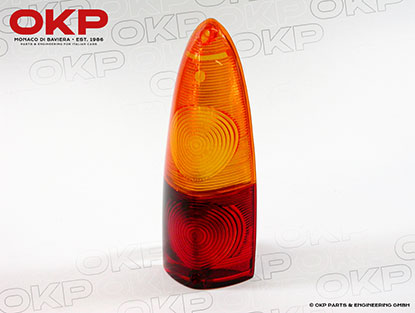 Rear light lens red / orange 250 GTE / Fiat 1500 