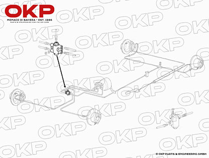 Brake failure indicator Ferrari 208 / 308 / Mondial / TR / 