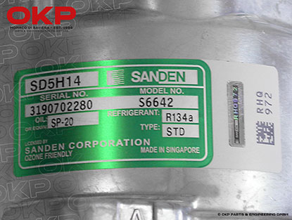 Compressor for air condition Ferrari  208 / 308 / 328