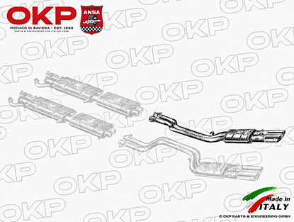 ANSA Rear exhaust right  Ferrari 365 GTC/4