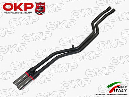 ANSA Sport rear exhaust left Ferrari 365 GT/4 2+2