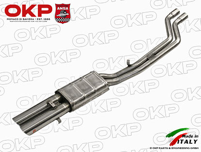 Ansa Rear exhaust left  Ferrari 400 / 400i / 412 INOX