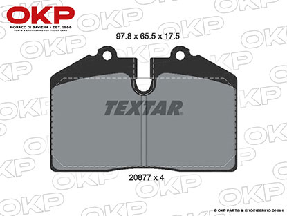 Rear brake pads Ferrari 550 / 575 Maranello 