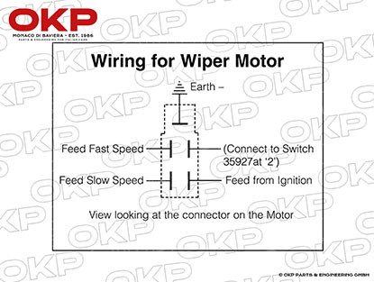 Wiper Motor Ferrari / Tipo LUCAS