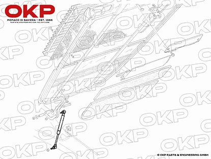 Haubenlift Motorhaube / Koffereckel Ferrari 348 / 355