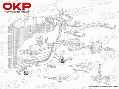 Buchse Stoßdämpfer / Kühler Ferrari 250 - 365