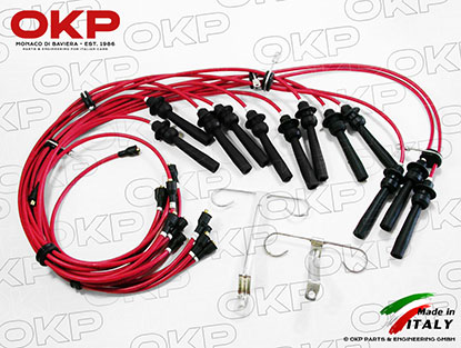 Set HT leads Lamborghini Countach 5000 4 valves 