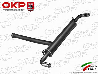 ANSA silenziatore posteriore Maserati Indy