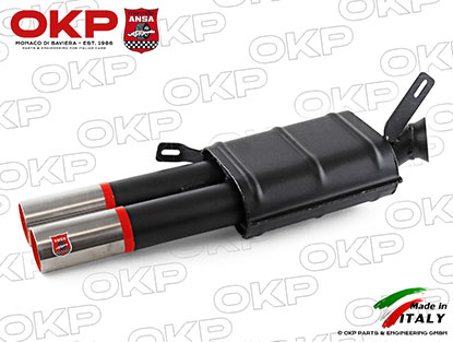 ANSA rear right exhaust Maserati Khamsin