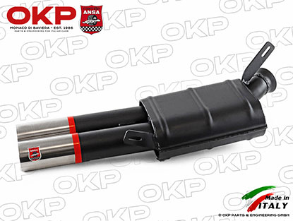 ANSA rear left exhaust Maserati Khamsin