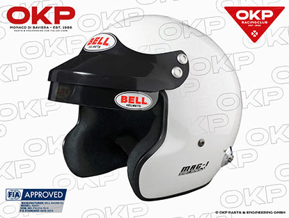 BELL Helmet MAG-1 white (FIA) Size M