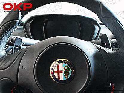 Paddle shifter extension set Aluminum Alfa Romeo 4C
