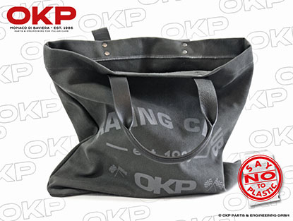 Shopper bag OKP Racing Club army green washed