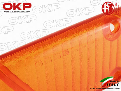 Turn signal lens left Duetto Spider (amber / USA)