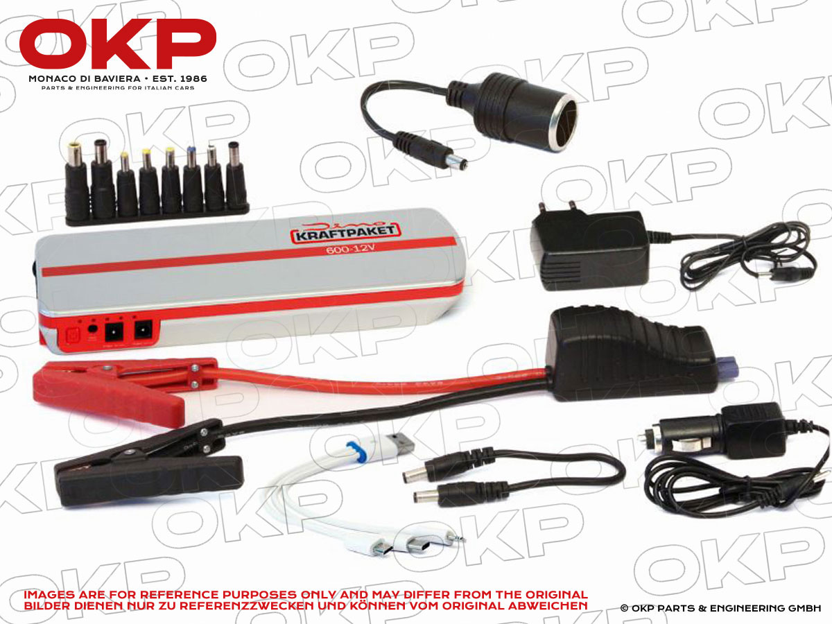 Starthilfegerät mit Powerbank 12V · 600A · Kompressor - Dino KRAFTPAKET
