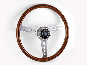 Nardi Classico 360 volante legno argento 360mm