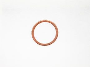 Gasket ring for oil sump plug