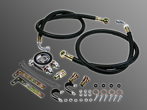 Attachment kit  for oil cooler (without thermostat)