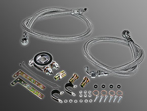 Attachment kit  for oil cooler (with thermostat)