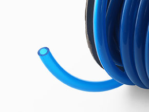 Tubo benzina 8 x 13mm (p. metro)  trasparente blu