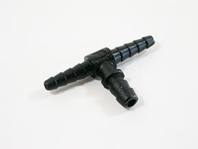 T-piece for water jets hose 1x 6mm to 2 x 5mm