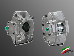 Set brake calipers front Alu GTAm / Porsche / Fiat / Lancia