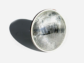 Headlamp outer Carello H1 with parking light Alfa / Ferr