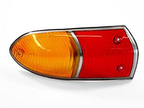 Rear light lens Duetto Spider amber / red left
