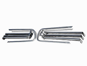 Set (2) side front grills 2600 Touring Spider stainless