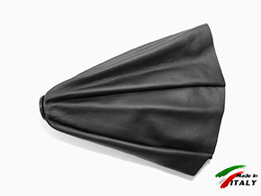 Gear lever gaiter leather black (without center console)