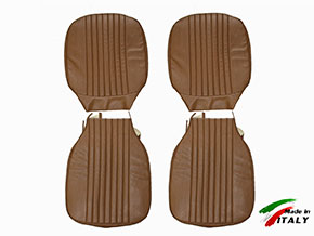 Set (2) Seat covers 1300 Giulia Super 70 - 72 scay brown