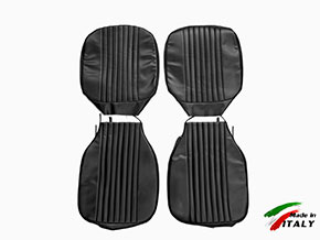 Front seat covers 1300 Giulia Super 1970 - 72 scay black