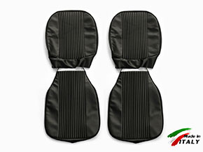 Set (2) front seat covers Giulia Super 69 - 74 scay black
