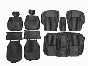 Complete seat covers 1750 Berlina 68-70 scay black