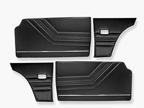 Serie (4) pannelli porta nero 2000 GTV Bertone