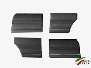 Set (4) door panels black Giulia 62-73