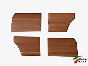 Set (4) door panels brown Giulia 62-73