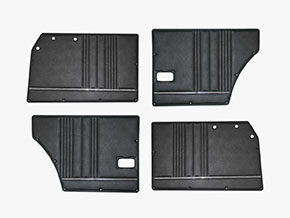 Serie (4) pannelli porta neri Giulia 74-78