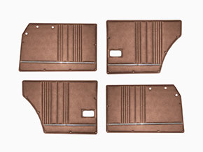 Set (4) door panels brown Giulia 74-78