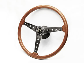 Steering wheel wood GTA / TZ1 / TZ2 385mm complete