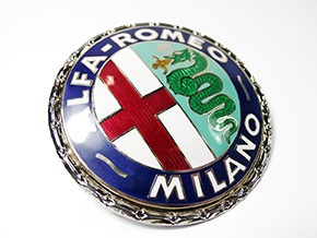 Milano enamel badge 55mm