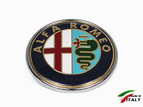 ALFA ROMEO Pin Badge Alfa Spider seitlich rot 