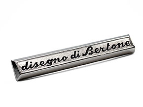 Disegno di Bertone Emblem Aluminium GT Bertone 1. S.
